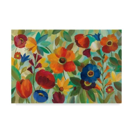 Silvia Vassileva 'Summer Floral V' Canvas Art,22x32